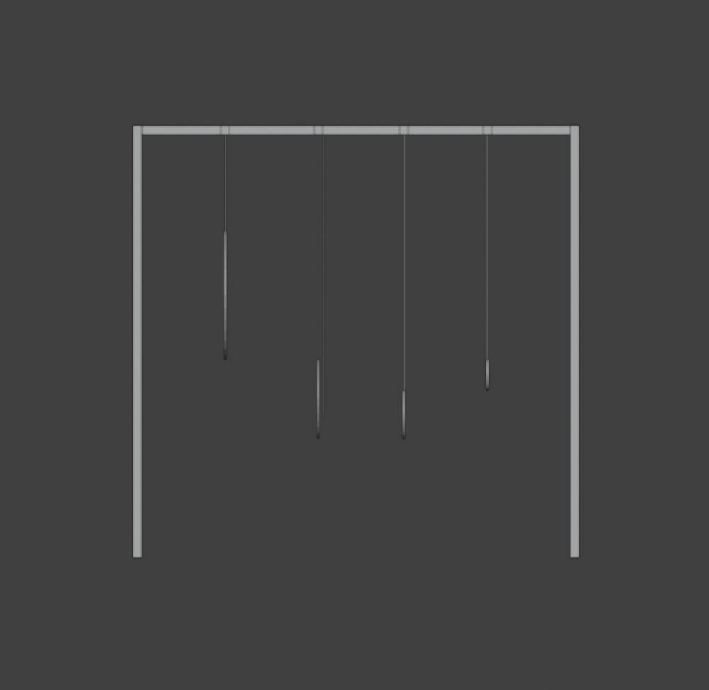 Blender viewport: the hanging wires